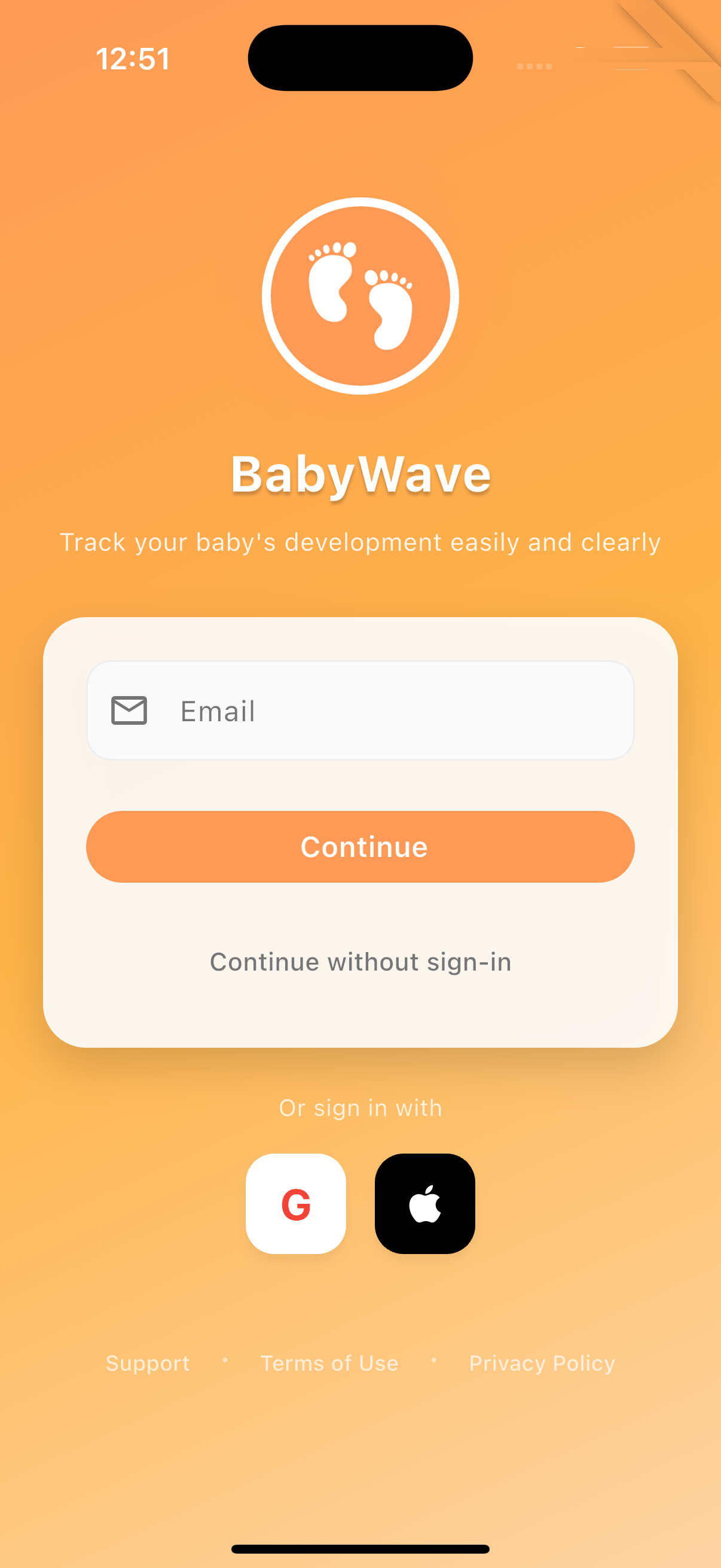 BabyWave Login