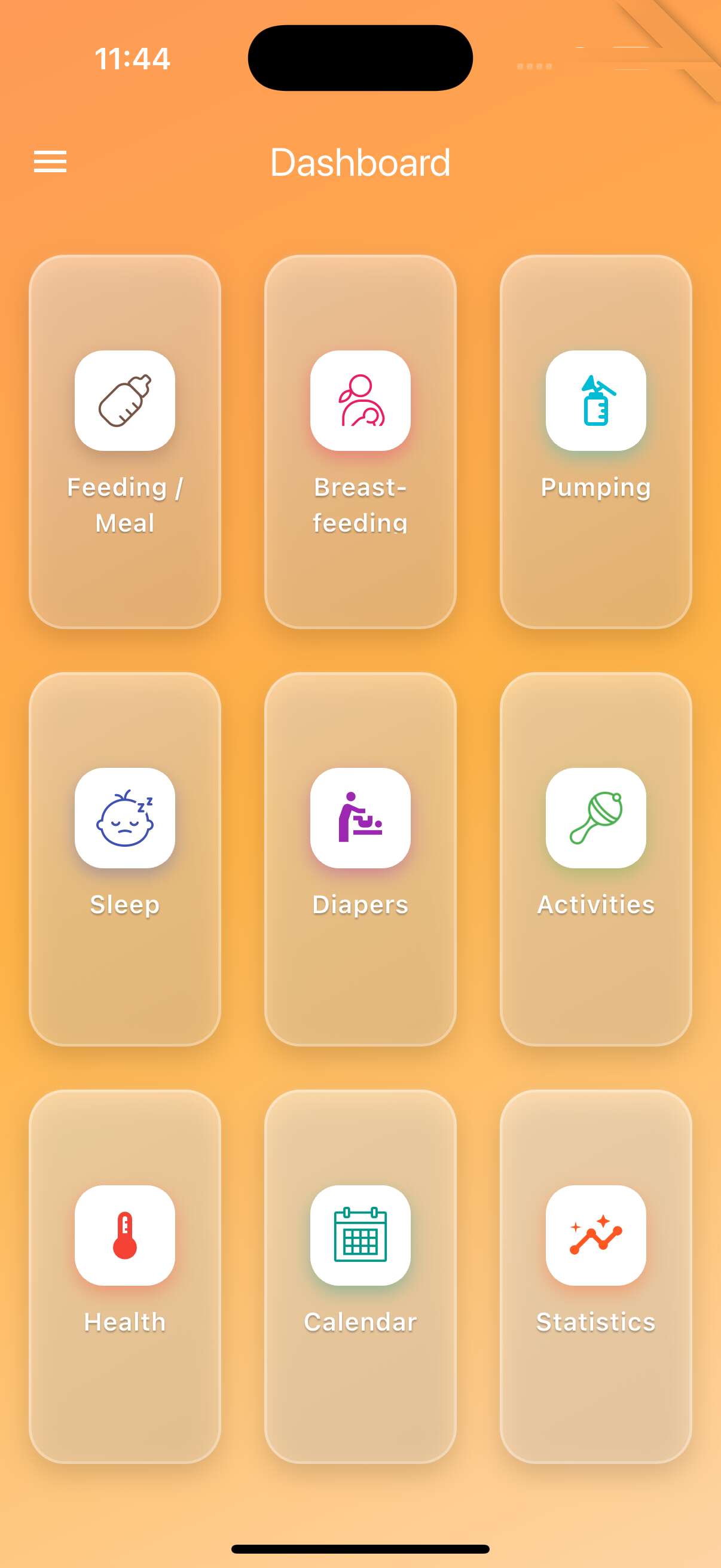 BabyWave Baby Dashboard